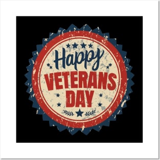 Happy Veterans Day Posters and Art